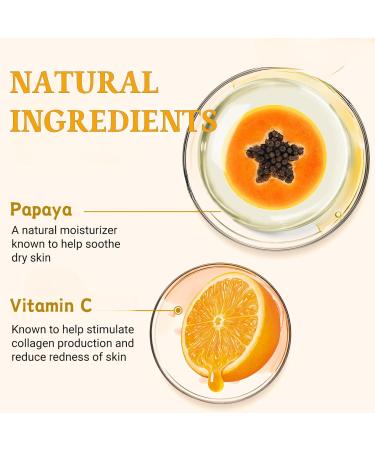 PAWPAW Exfoliating Gel Vitamin C Facial Scrub Exfoliating Face Wash Natural Papaya Face & Body Scrub Cleansing & Brightening Moisture Facial Scrub Exfoliator For Dull & Blackhead & Even Tone - Buy Online on GoSupps.com
