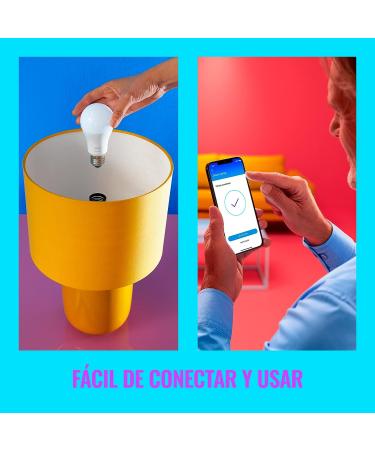 WiZ Connected Color 60W A19 Smart WiFi Light Bulb - 16 Million Colors - Alexa & Google Home Compatible - No Hub Needed - 1 Pack - Buy Online on GoSupps.com