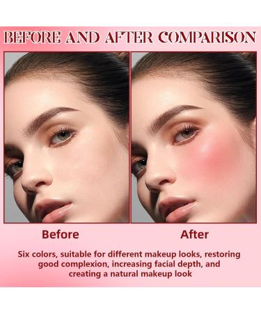 HOSAILY 6 Colors Mini Cream Blush Stick Set Matte Velvet Cream Blush Makeup Lightweight Natural Blendable Face Blush Stick Multi-Use Lip and Cheek Tint Cream Blusher for All Skin Tones - Buy Online on GoSupps.com