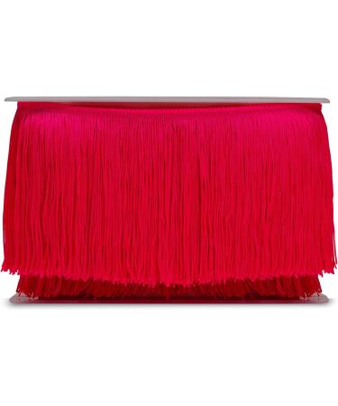 Neon Pink Chainette Fringe Trim - 5 Yards | DIY Trims by the Yard - Buy Online on GoSupps.com