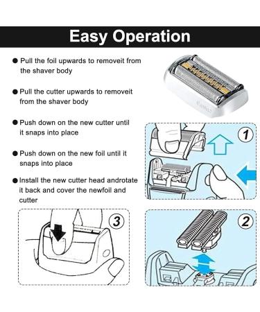 Buy Series 9 Replacement Razor Part - Compatible Shaving Head Cassette for Braun Series 9 92B/92S/92M - Men's Grooming Essential - Buy Online on GoSupps.com