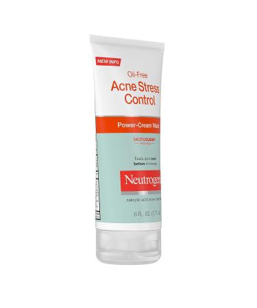 Neutrogena Oil-Free Acne Stress Control Face Wash 6 fl. oz | Salicylic Acid Treatment for Acne-Prone Skin - Buy Online Internationally - Buy Online on GoSupps.com
