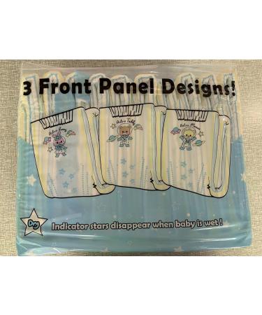 Shop LittleForBig Adult Printed Diapers - Astro Babies (10 Pack Medium 28-38) - Comfortable & Stylish in Blue - Buy Online on GoSupps.com