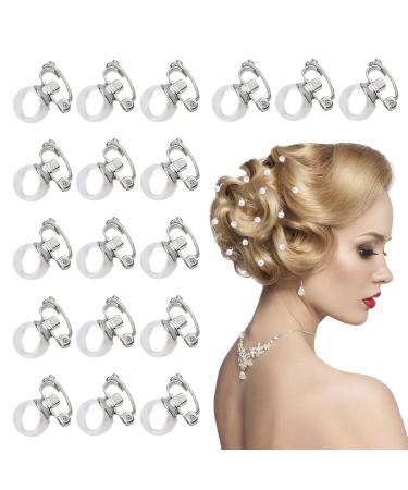 20 PCS Mini Pearl Hair Clips Fashion Small Claw Clips Hair Barrettes for Women Hair Decorations Bangs Clips Korean Hair Accessories for Women Girls Brides