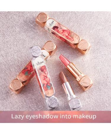  Beliky Girl Glitter eyeshadow stick lightweight luxury double-ended shimmering cream eyeshadow stick dual-color eyeshadow pencil for lazy people eyeshadows (#1) - Buy Online on GoSupps.com