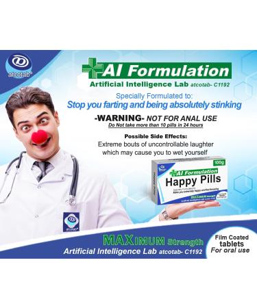 Funny Rude Joke Tablets Pill Box Prank Includes Jelly Beans Christmas Happy Sweets Unusual Gift for Men Secret Santa April Fools Day Birthday Gifts Women Dad Boyfriend - Buy Online on GoSupps.com