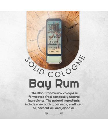 Bay Rum Solid Cologne - Natural Men's Bay Rum Cologne - Redefined men's fragrance Bay Rum Wax Cologne Bay Rum Travel Size Cologne for men - Bay Rum Solid Cologne for men (3/4 oz (Pack of 1) Bay Rum) - Buy Online on GoSupps.com