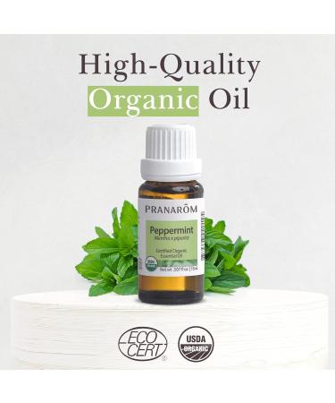 Pranarom USDA Certified Organic Peppermint Essential Oil (15ml) 100% Pure Undiluted Therapeutic Grade from India for Aromatherapy Diffuser Topical Cooling Massage & Relaxation 0.5 Fl Oz (Pack of 1) - Buy Online on GoSupps.com