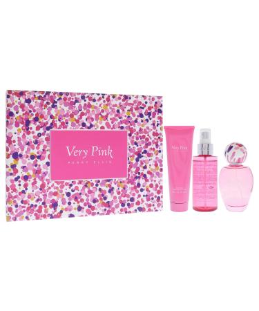 Perry Ellis Very Pink for Women - 3 Pc Gift Set 3.4oz EDP Spray 3oz Body Lotion 4oz Body Mist - Buy Online on GoSupps.com