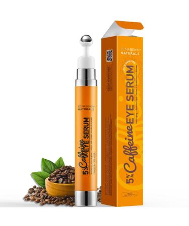 Under Eye Serum For Puffiness: Caffeine Under Eye Treatment Reducing Eye Bags and Dark Circles In 2 Week - Eye Wrinkles & Fine Lines Smoothing Cream for Late Nights Overtime and Makeup Prep