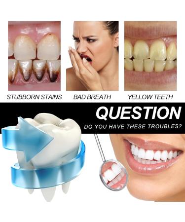 KLYso Bamboo Charcoal Teeth Whitening Toothpaste - Stain Removal Enamel Strengthening Fresh Breath Natural Deep Cleaning for A Brighter Smile(3PCS) - Buy Online on GoSupps.com