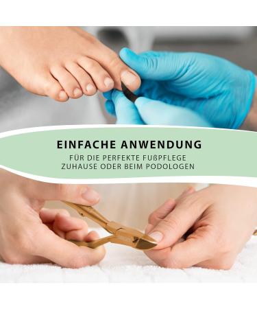 Decofy Stainless Steel Nail Tongs - 11.5cm Extra Sharp Nail Scissors for Thick Toenails | Precision Cut Pedicure & Foot Care in Elegant Rose Gold - Buy Online on GoSupps.com