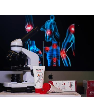 Motion Energy - Body Balm | Eucalyptus Rosemary Cinnamon Essential Oils & Ginger | 50 ml | 5 Pack - Buy Online on GoSupps.com