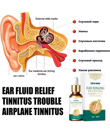 20ml Ear Ringing Relief Ear Drops for Tinnitus Deafness Swelling & Otitis - Fast Shipping Worldwide - Buy Online on GoSupps.com