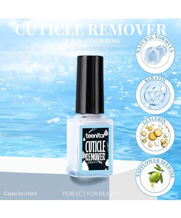 Teenitor Cuticle Remover Kit - Complete Nail Care Set with Cuticle Oil File Buffer & Pusher | Milk & Honey | International Shipping - Buy Online on GoSupps.com