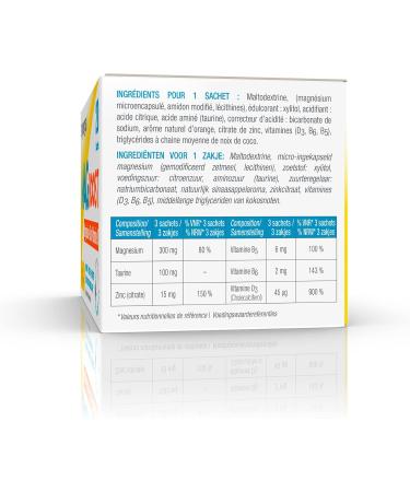 MAG BOOST 20 Sachets | Triple Action on Immunity Fatigue and Nervousness | A Synergy of Highly Assimilable Liposomal Magnesium Vitamin D and Zinc | SYNERGIA laboratory - Buy Online on GoSupps.com