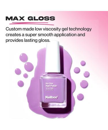 Nailboo Max Gloss Princess Pink Nail Polish - Non-Gel DIY Salon Quality 0.5 oz - Buy Online on GoSupps.com