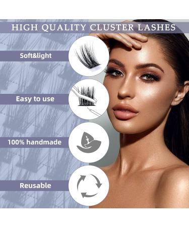 Lovely D Curl 14mm Individual Eyelashes - Single Quewel Segments for DIY Eyelash Extensions - 1 Piece Pack - Buy Online on GoSupps.com