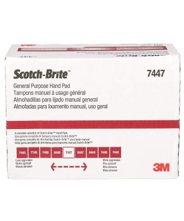 3M 07447 Scotch-Brite Maroon Hand Pad 20 Pack | General Purpose Scrubbing Pads - Buy Online on GoSupps.com