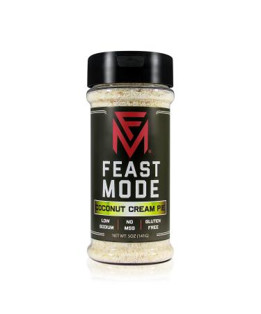 NEW! Coconut Cream Pie - Feast Mode Flavors - Low Sodium , No MSG , Gluten Free , All Natural , Meal Prep Seasoning , Honey , Oatmeal topper , Sweet , Vanilla , Coconut , Protein Flavoring
