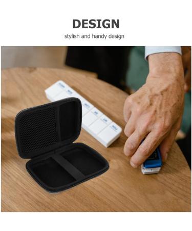 Lurrose Diabetic Case Meter Organizer - Black Pouch for Insulin Pens Meters Test Strips & Needles | Perfect Travel Solution - Buy Online on GoSupps.com