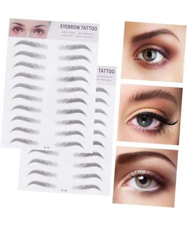 FRCOLOR 4 Pcs 3d Stickers Makeup Kit Natural Brow Tool 6d The Lazy Water Proof - Buy Online on GoSupps.com