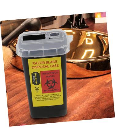 Minkissy 8 STK Blade Storage Box - Eco-Friendly Barber Razor Blade Dispenser & Recycling Container - Buy Online on GoSupps.com