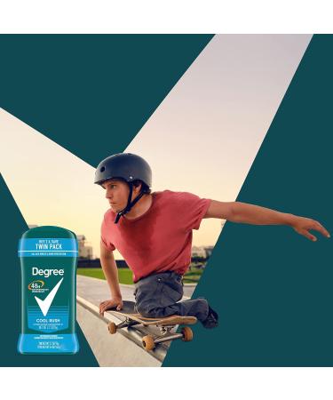 Degree Men Original Aluminum Free Deodorant & Antiperspirant Pack of 2 48-Hour Sweat & Odor Protection Cool Rush 2.7 oz - Buy Online on GoSupps.com