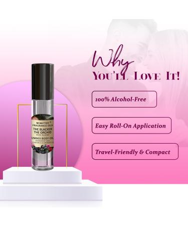 MOBETTER FRAGRANCE OILS The Blacker The Orchid Rose Bloom Fragrance Body Oil for Unisex - Buy Online on GoSupps.com