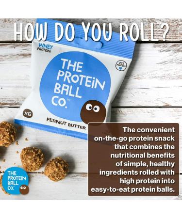 The Protein Ball Co Peanut Butter 45g - Nutritious Snack for Energy Boost - Buy Online on GoSupps.com