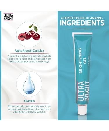 ULTRA BRIGHT Brightening Gel - 1 fl oz/ 30g - Nourishing Formula for Radiant Skin - Buy Online on GoSupps.com