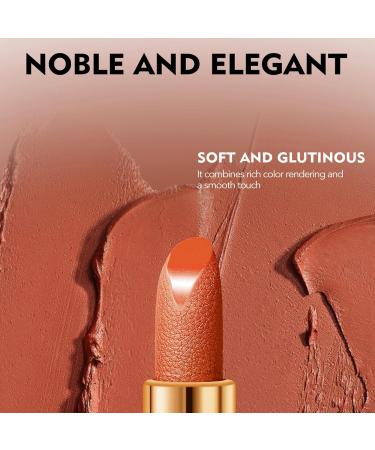 Women's Lipstick - Waterproof Smudge-Resistant Matte Lipstick in 3 Colors - Long-Lasting Non-Stick Nude Beauty Makeup for Travel and Vacation - Buy Online on GoSupps.com