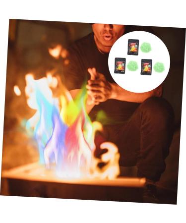 ADOCARN Outdoor Fireplace 3 Packs Campfire Powder Fire Bowl Outdoor Colorful Bonfire Color Fire Packets Party Supplies Beach - Buy Online on GoSupps.com