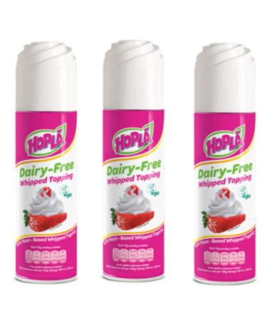 Desert cream Dairy Free Whipped Cream Topping x3 .100% plant-based. Restaurant Quality .Suitable for Vegetarian Vegan Lactose Intolerance
