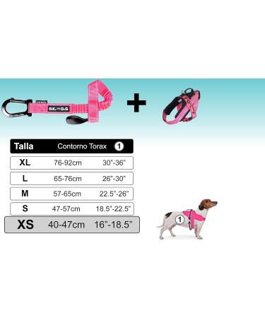 Patented Bike & Dog Leash Set - XS Pink Dog Harness & 3-Ring Dishes for Biking Adventures - Buy Online on GoSupps.com
