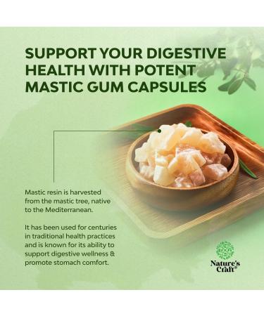 High Strength Mastic Gum Capsules - Herbal Digestion Supplement Providing Upset Stomach Relief for Adults - Vegan Non-GMO Gluten Free & Made in US GMP Facility - Gentle & Soothing (30 Servings) 60 Count (Pack of 1) - Buy Online on GoSupps.com