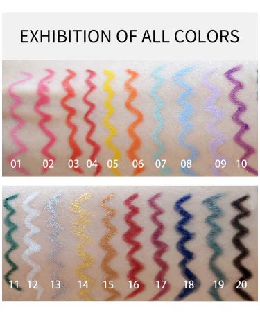 GL-Turelifes 6 Colors Matte Liquid Eyeliner Set - Waterproof Long Lasting Colorful Eyeliner Pens | Buy Online Worldwide - Buy Online on GoSupps.com