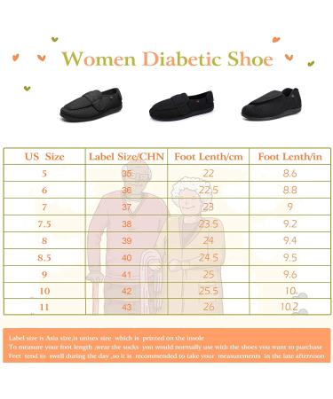 Womens Diabetic Slippers Edema Shoes With Adjustable Strap Extra Wide Comfortable Walking Shoes Indoor Outdoor Relief for Swollen Feet Elderly 11 Adjustable Slippers - C - Buy Online on GoSupps.com