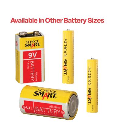 Buy School Smart 595624 Alkaline 9V Batteries | Reliable Power for Electronics - International Shipping Available - Buy Online on GoSupps.com