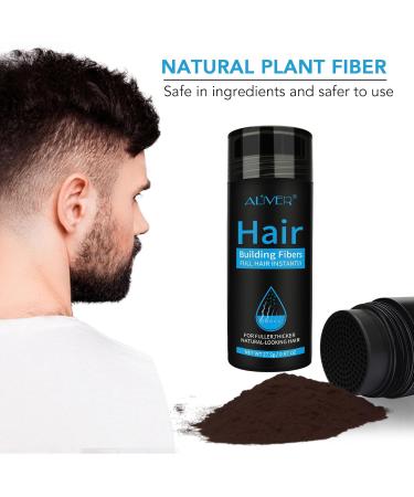 Shop Purple Hair Medium Brown - 100% Natural Keratin Hair Fiber Powder for Men & Women | Full-Looking Hair Solutions - Buy Online on GoSupps.com