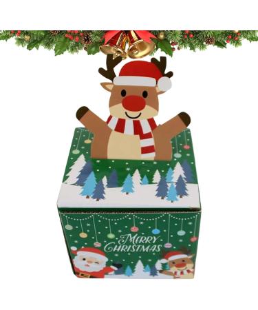 Christmas Money Boxes Set | Paper Christmas Money Box for Kids with 30 Bags Candy Box Holiday Cash Pull Package Box for Loved Person Green - Buy Online on GoSupps.com
