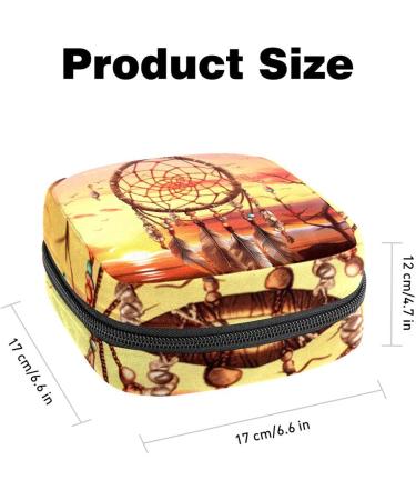 Period Bag | Sanitary Napkin Storage & Tampon Holder for Purse | Modern Design | 4.7x6.6x6.6 in - Buy Online on GoSupps.com