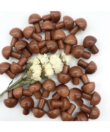 Home Decoration Natural Golden Sand Crystal Mushroom Shaped Polished QuartzStones Specimen Home Decoration Crystals Stones ERTEYIN (Size : 1pc) - Buy Online on GoSupps.com