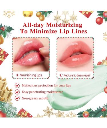 KUIRUNRX 3 Pcs Christmas Lipstick Tinted Repairing Lip Balm Magic Moisturizing Lipstick Long Lasting Lip Gloss For Women Girls Lips Care Beauty Cosmetic - Buy Online on GoSupps.com