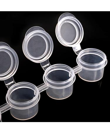 ZEAYEA 100 Strips 2ml Empty Paint Cup Pots with Lids - Arts Crafts Storage Containers - Buy Online on GoSupps.com