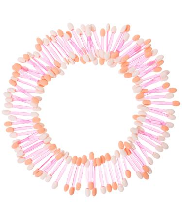 Baluue 100pcs Eye Shadow Stick Cosmetic Eyeshadow Eyeshadow Sticks Mini Comestic Emulsion Pink 6.20X0.50X0.50CM Pink