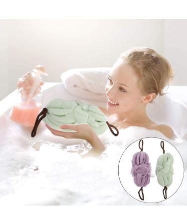 Buy Healifty 2pcs Bath Ball Back Strip - Exfoliating Shower Sponges & Loofah Massage Accessories for a Refreshing Bath Experience - Buy Online on GoSupps.com