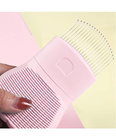 PSOP Multi-Functional Pet Massage Comb - Comfortable Cat Care Brush for Small Cats & Dogs (Pink) - International Shipping Available - Buy Online on GoSupps.com