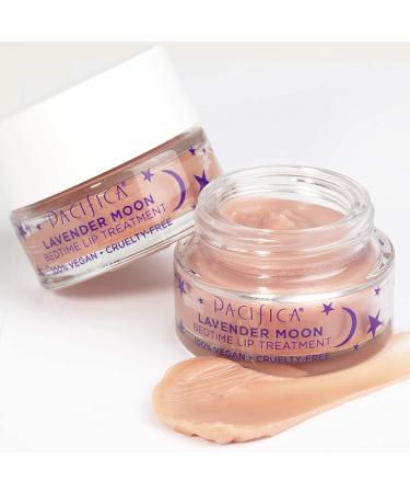 Pacifica Lavender Moon Bedtime Lip Treatment - 100% Vegan and Cruelty Free Lip Mask for Dry, Cracked Lips - Clear, 0.63 oz - Buy Online on GoSupps.com