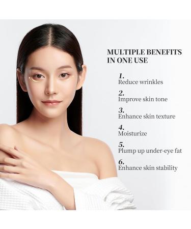 Luxurious Eye Cream with Retinol & Niacinamide for Anti-Aging Wrinkle Reduction & Radiant Skin - International Shipping Available - Buy Online on GoSupps.com